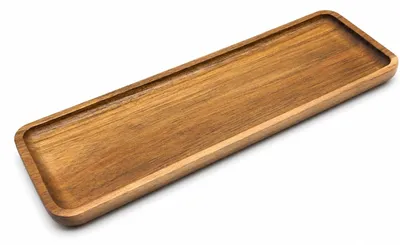 Immagine prodotto di Vassoio in legno, 29 x 10,6 x 1,6 cm, in legno di acacia, forma rettangolare