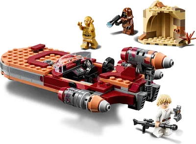 Produktbild von LEGO 75271 Star Wars Luke Skywalkers Landspeeder Bauset mit Java Minifigur, Serie Eine Neue Hoffnug Serie