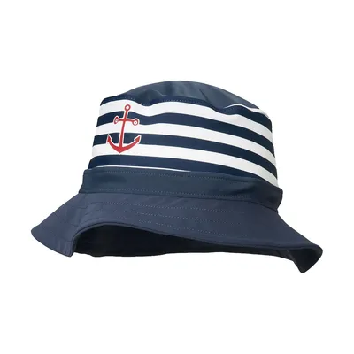 Immagine prodotto di PLAYSHOES 460117-171/55CM, da uomo, berretto con visiera, blu, bianco, con motivo, taglia 50+, Spandex, poliammide
