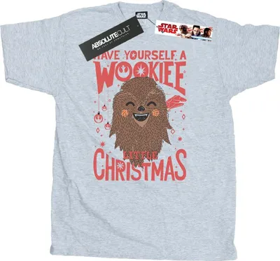 Produktbild von Star Wars - "Wookiee Little" T-Shirt für Herren BI46436 (5XL) (Grau)