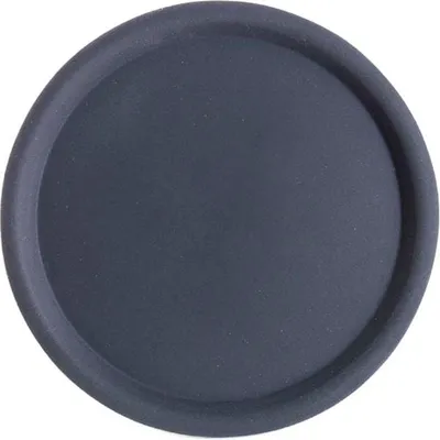 Produktbild von Serviertablett aus GFK Schwarz Antirutschfläche ØxH: 32 x 1,5 cm