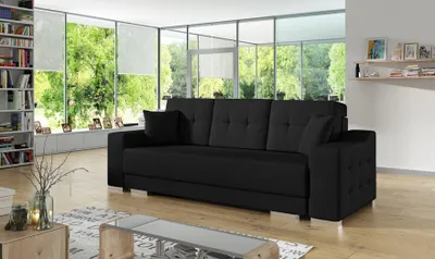 Immagine prodotto di divano a 3 posti divano in tessuto letto funzione divano letto nuovo set imbottito nuovo