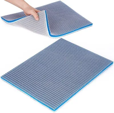 Immagine prodotto di 2 tappetini filtranti per acquari - per acquari e laghetti - Tappetino filtrante per filtri da acquario - 30 x 20 x 2 cm - Tappetino filtrante 8D riciclabile - Tagliabile