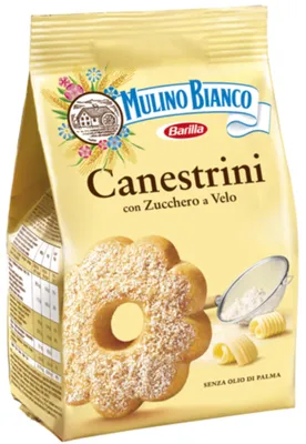 Obrázok produktu pre Mulino Bianco Canestrini con zucchero a velo/práškový cukor 200 gr.