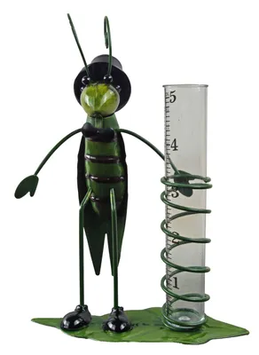 Zdjęcie produktu dla Uroczy konik polny z miernikiem deszczu - wysokość ok. 90 cm