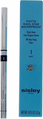 Produktbild von Sisley PHYTO KHOL STAR WATERPROOF #1-matte onyx 1,2 gr
