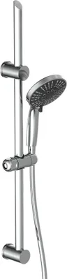 Image de Set de douchette ADRIA - 5 fonctions - barre 63 cm - chromé