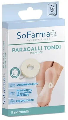 Immagine prodotto di Cerotto Paracallo Tondo 8 Pezzi Sofarmapiu'