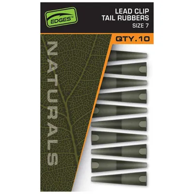 Produktbild von Fox Naturals Size 7 Lead Clips Tail Rubbers - 10 Leadclips