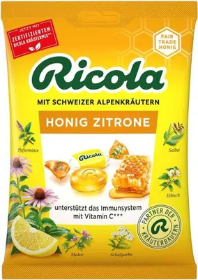 Produktbild von Ricola m.Z.Beutel Echinacea Honig Zitrone Bonbons 75 g