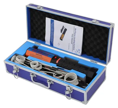 Immagine prodotto di Riscaldatore a induzione da 1000 W - Kit di riscaldamento a induzione portatile - Riscaldamento senza fiamma - Ideale per bulloni, dadi e ingranaggi automobilistici