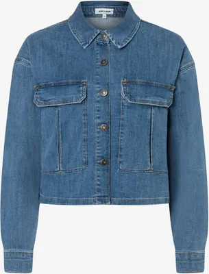 Produktbild von MORE & MORE Blue Denim Shirt Jac 0962 middle blue 44