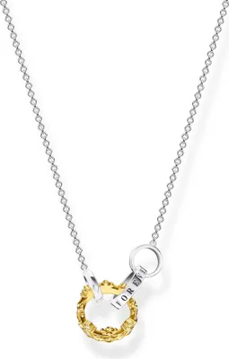 Produktbild von Thomas Sabo KE1987-849-7 Halskette Anhänger Damen Krone Silber Vergoldet