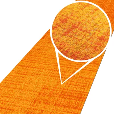 Produktbild von Teppichläufer Küchenläufer Premium Flur Läufer Textil ANTON Gelb Modern Robust Breite 67cm Länge 140cm