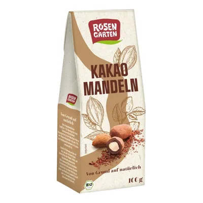 Produktbild von Rosengarten Kakao Mandeln 100 g