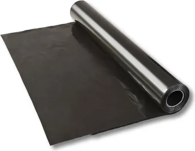 Produktbild von 1x LDPE-Folie Dekofolie Tischdecke schwarz opak 2300mm x 50m 100my