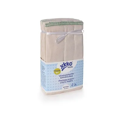 Obrázok produktu pre XKKO Organic Viacvrstvové plienky (4/8/4)  NATURAL - Premium