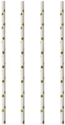 Produktbild von Papstar Papierstrohhalme Ø 6 mm · 20 cm "Stars" 20 x 25 Stück