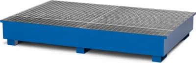 Produktbild von RR Industrietechnik Typ RTA-2 Auffangwannen für IBC aus Stahl mit Abfüllbereich RAL 5010 enzianblau