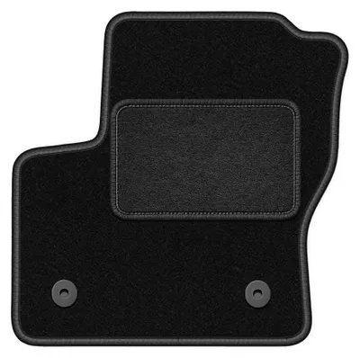 Immagine prodotto di Tappetino guidatore in moquette per Ford C-MAX MK2 2015-2019 (monovolume) – 1 pezzo, nero, su misura – Wielganizator LUX