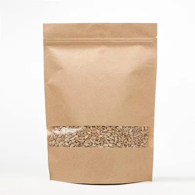 Produktbild von Standbodenbeutel Kraft 21x9x29cm | 510 Gramm (100 Stück) [ZBGW5K]