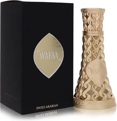 A product shot of a perfume bottle and its packaging.