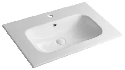Obrázok produktu pre Keramické nábytkové umývadlo PIEDRA71x46,5cm, biele