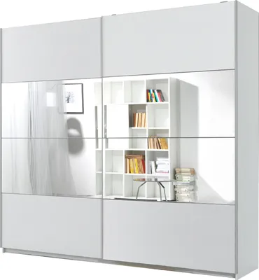 Immagine prodotto di Armadio ad ante scorrevoli Bilbao 221cm bianco specchio 2 ante