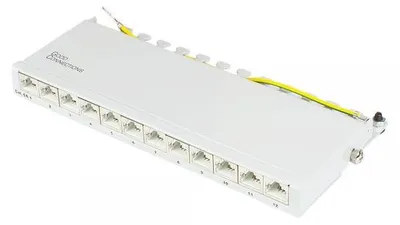 Immagine prodotto di Alcasa GC-N0120 - 10 Gigabit Ethernet - RJ45 - Cat6a - 22/26 - Grau - Stahl (GC-N0120)