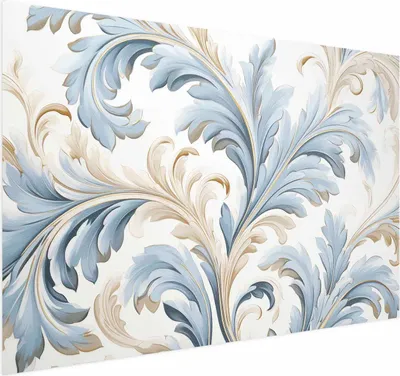 Produktbild von Posterpapier Poster - Baroque Vines in Light Colors 90x60 cm Muster f-H-10011-ao-a