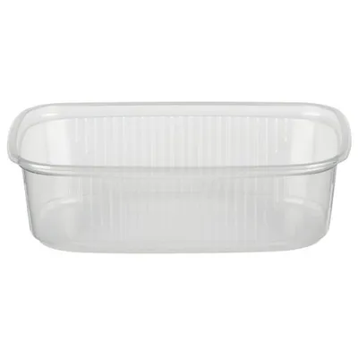 Image de 100 gobelets d'emballage, PP carré 200 ml 3,9 cm x 8,1 cm x 10,8 cm transparent