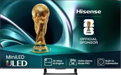Image de Hisense U7Q 50U79Q, 127 cm (50"), 3840 x 2160 pixels, QLED, Smart TV, WLAN, noir