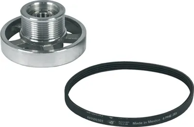Produktbild von Europart Set Riemenscheibe Motorspannrad NZSB Keilrippenriemen Riemen Hutchinson 285PH4E Trockner passend wie Arçelik Arctic Beko Blomberg ElektraBregenz Grundig Leisure 492204401