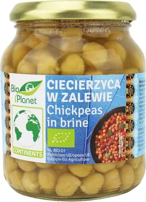 CIECIERZYCA W ZALEWIE BIO 350 g (230 g) (SŁOIK) - BIO PLANET