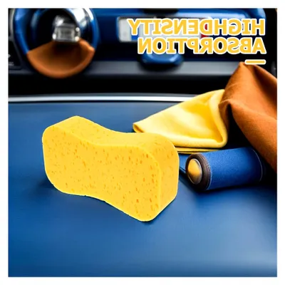 Produktbild von 8 Stück Autowaschschwämme 8-förmig Hochsaugfähiger Kratzfreier Reinigungsschwamm aus Weichem Material Wiederverwendbar für Auto, Boot und Haushalt 23x12x6,2cm