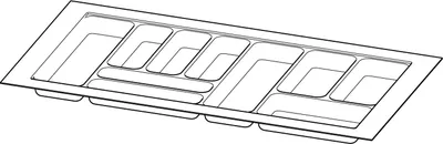 Obrázek produktu pro Hettich 9194941, Plast, Stříbrná, 550 mm, 441 mm, 1 kusů