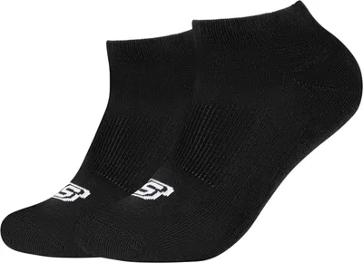 Produktbild von Skechers 2PPK Basic Cushioned Sneaker Socks SK43024-9999, Socken, Uni, Schwarz