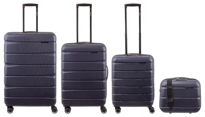 Produktbild von Franky ABS13 76/66/55er + BC Trolley 4er SET Dehnfalte Hartschale darkblue