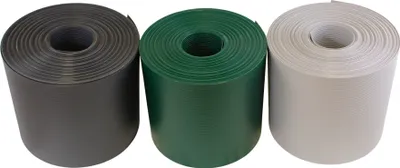 Produktbild von PREMIUM PP Sichtschutzstreifen Rolle 25,5 m x 19 cm für Doppelstabmatten Farbe Streifen: Grün - RAL 6005