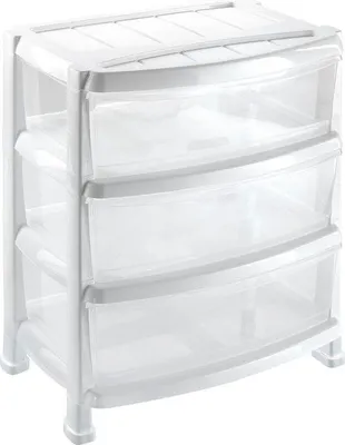 Obrázek produktu pro Regál Se Třemi Šuplíkami 55X40X60Cm, Plast