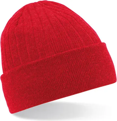 Produktbild von Beechfield B447 | Thinsulate Beanie Wintermütze - Farbe: Classic Red - Größe: One Size