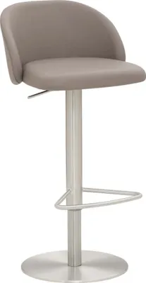 Produktbild von Barstuhl Mayer Sitzmöbel 1216 48 x 49 x 77 cm Stahl chrom matt/taupe 1216_04_81024