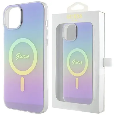 Produktbild von Guess GUHMP15MHITSU iPhone 15 Plus / 14 Plus 6,7" lila/lila Hardcase IML Iridescent MagSafe Schutzhülle