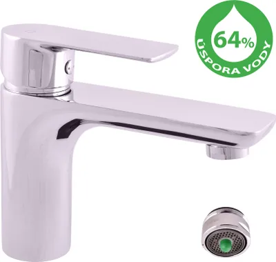 Image de Mélangeur lavabo RAV Slezák VLTAVA chrome VTE426,0