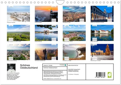 Produktbild von Schönes Ostdeutschland (Wandkalender 2026 DIN A4 quer), CALVENDO Monatskalender