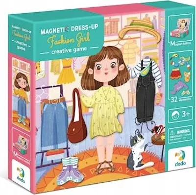 Obrázek produktu pro Magnetick oblkac hra, mdn dvka - magnety pro dti 200243