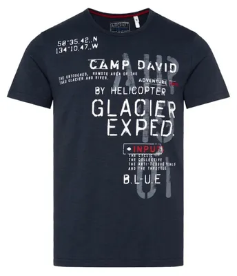 Productafbeelding van Camp David T-shirt, helikoptervlucht, korte mouwen