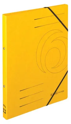 Produktbild von herlitz Ringhefter A4 Quality gelb, 2-Ring-Mechanik, 25 mm Rückenbreite, 5 Stück