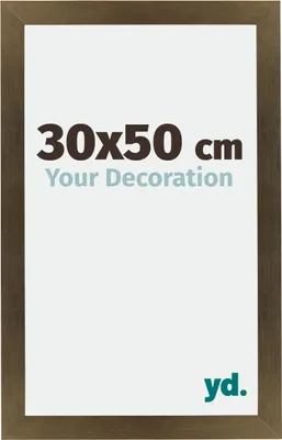 Produktbild von Bilderrahmen, 30x50 cm, Bronze Nachbildung, MDF, Mura