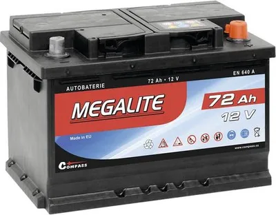 Produktbild von Autobatterie KOMPASS PLUS 12V 72Ah 640A